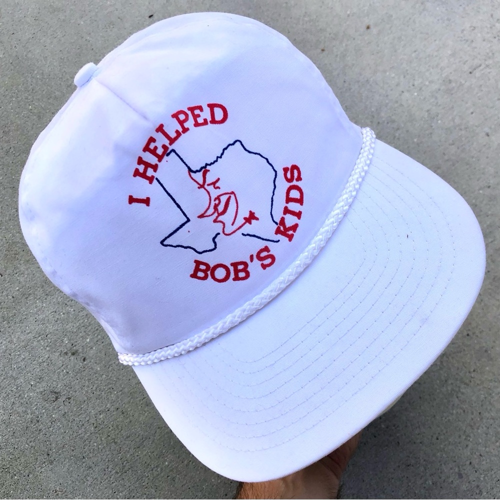 Rare Vtg Bob Hope I Helped Bob's Kids White Hat